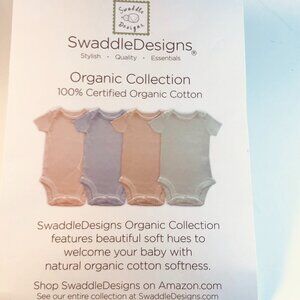 Organic Swaddle Baby Bodysuit Swaddle Design 100% Organic